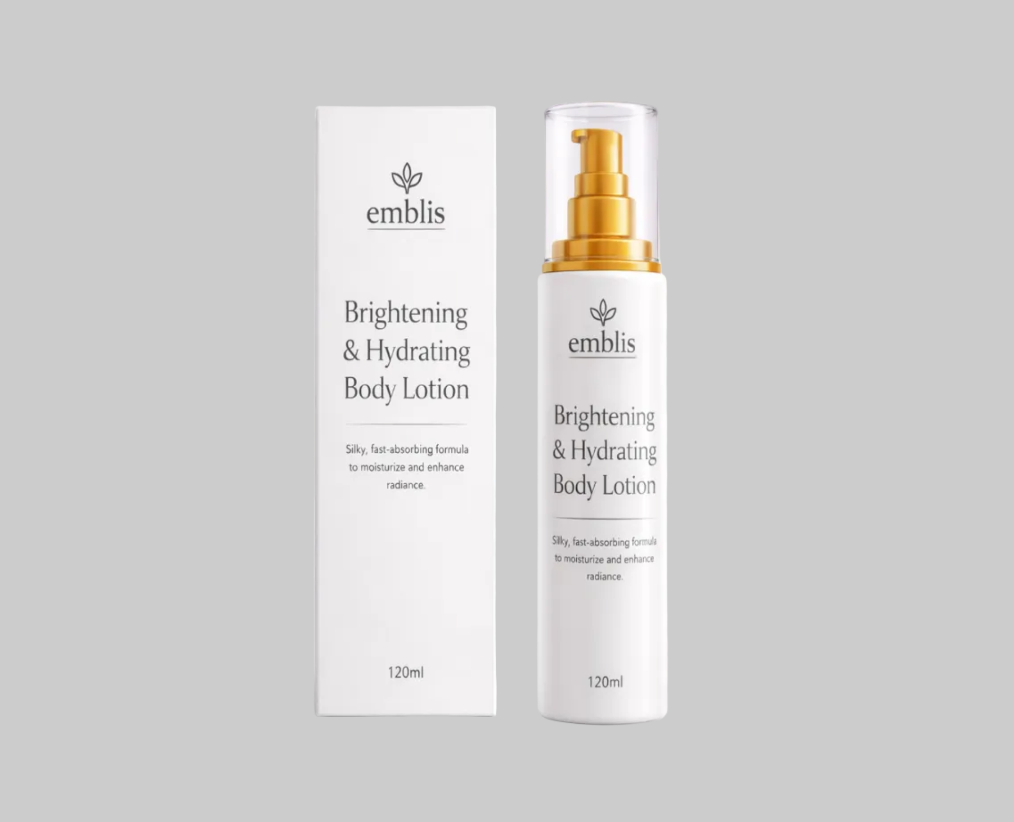 EMBLIS Brightening & Hydrating Body Lotion – 120ml