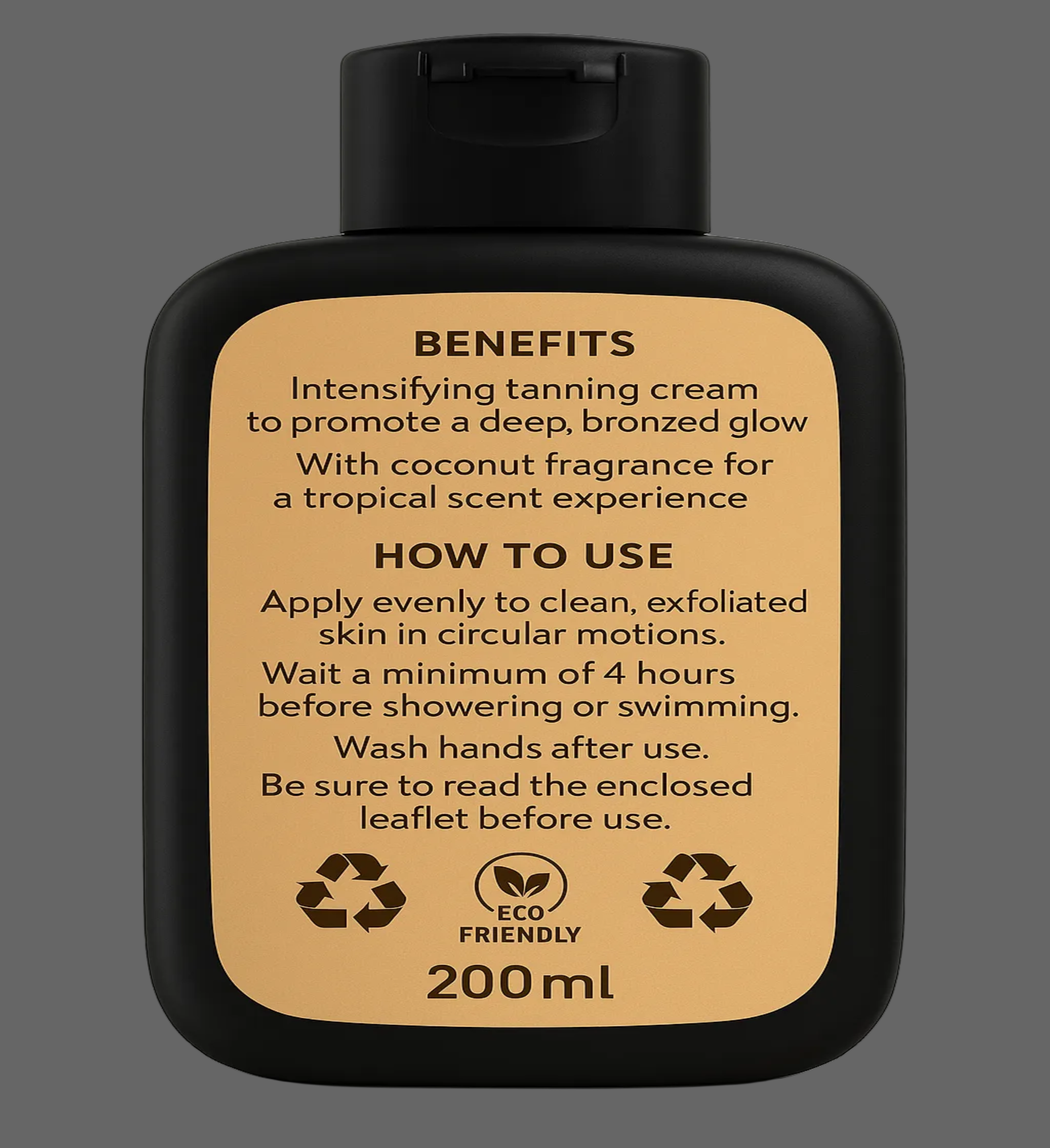 Emblis Coconut Tan Booster – Intensifying Tanning Cream (200ml)