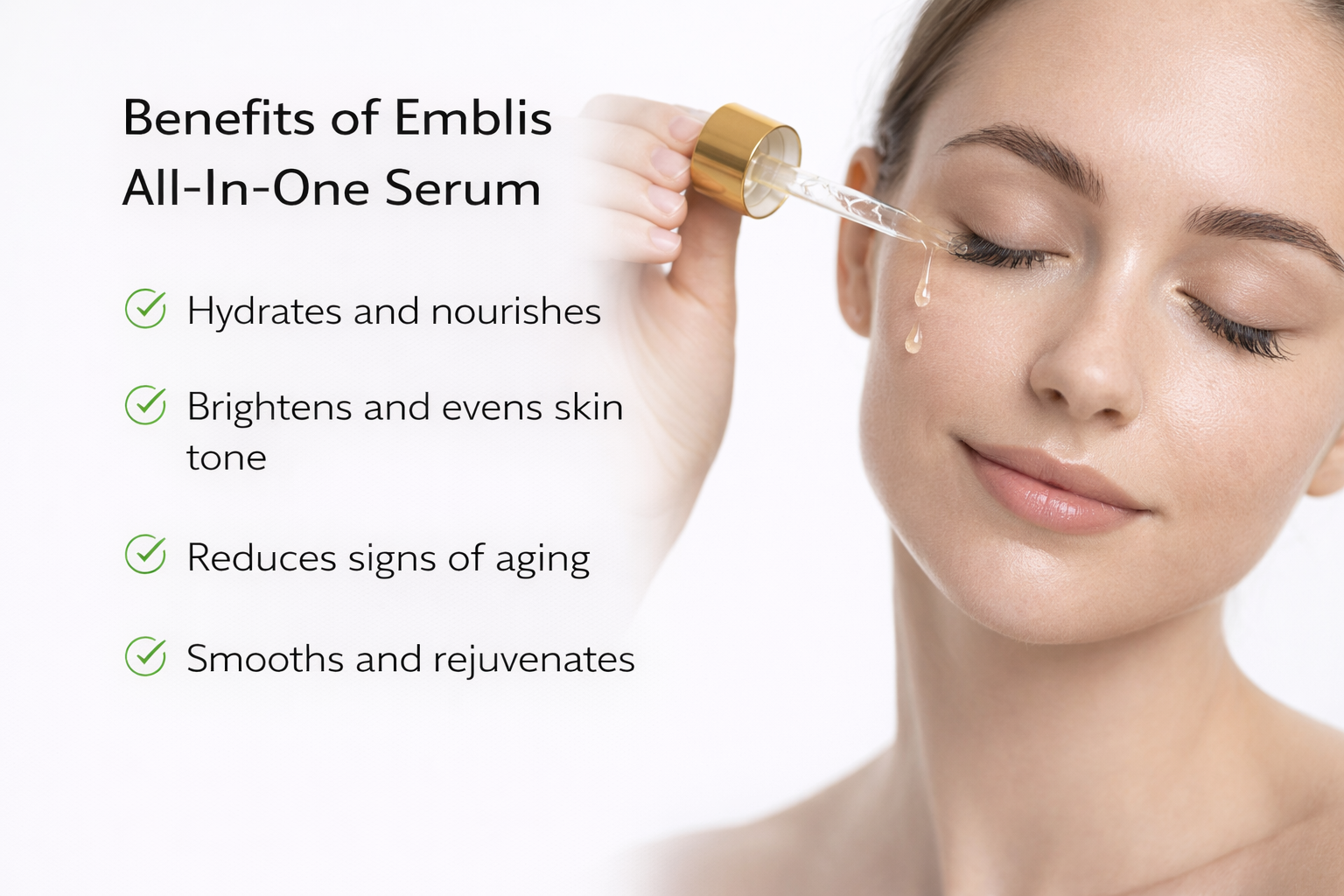 Emblis All In One Serum – 30ml | Daily Skin Serum