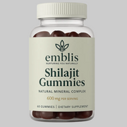 Emblis Shilajit Gummies | Natural Mineral Complex