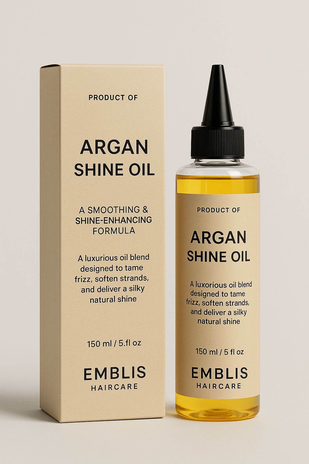 Emblis Argan Shine Oil – Smooth, Glossy, Lightweight Finish