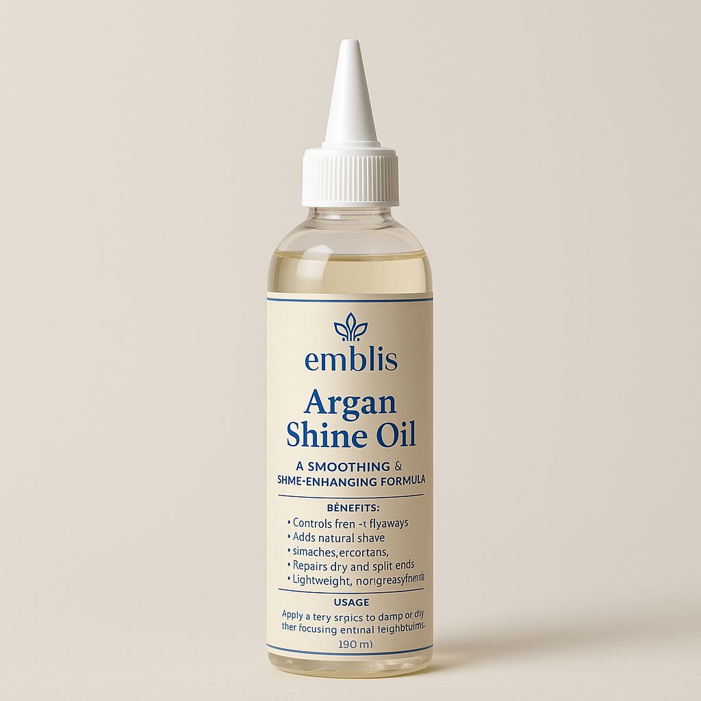 Emblis Argan Shine Oil – Smooth, Glossy, Lightweight Finish